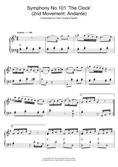 Symphony No.101 'The Clock' von Franz Joseph Haydn (Download) 