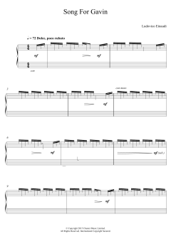 Song For Gavin von Ludovico Einaudi (Download) 