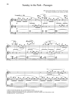 Sunday In The Park - Passages von Stephen Sondheim (Download) 