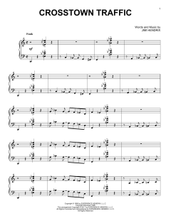 Crosstown Traffic [Jazz version] von Jimi Hendrix (Download) 