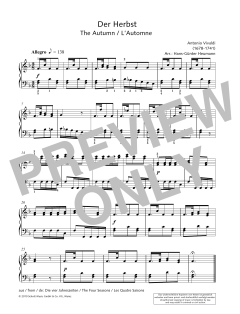 The Autumn von Antonio Vivaldi (Download) 