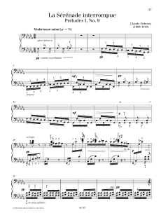 La Serenade Interrompue von Claude Debussy (Download) 