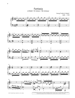 Fantasia D minor von George Frideric Handel (Download) 