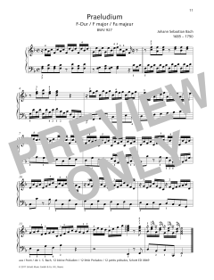 Prelude F major von Johann Sebastian Bach (Download) 