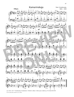 Kamarinskaja von Pyotr Il'yich Tchaikovsky (Download) 