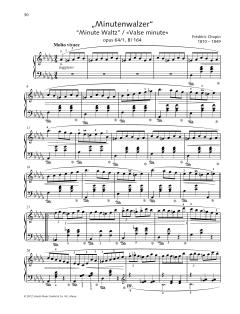 Minute Waltz von Frédéric Chopin (Download) 