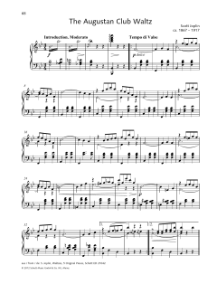 The Augustan Club Waltz von Scott Joplin (Download) 
