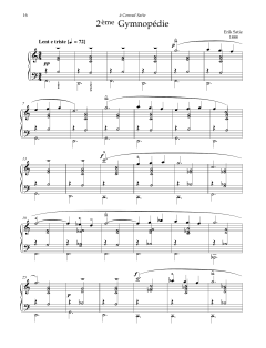 2eme Gymnopedie von Erik Satie (Download) 