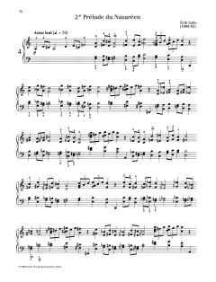 2e Prelude du Nazareen von Erik Satie (Download) 