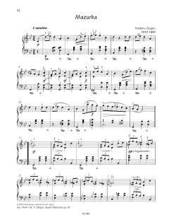 Mazurka in G minor von Frédéric Chopin (Download) 