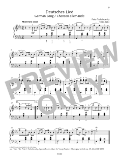 German Song von Pyotr Il'yich Tchaikovsky (Download) 