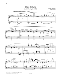 Clair de Lune von Claude Debussy (Download) 