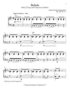 Ballade, Op. 100, No. 15 (Download) 