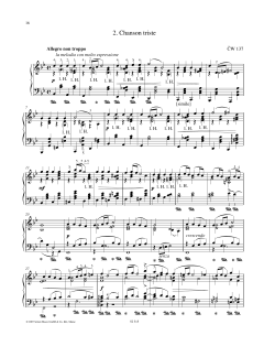 Chanson Triste von Pyotr Il'yich Tchaikovsky (Download) 