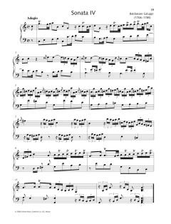 Sonata IV C major von Baldassare Galuppi (Download) 