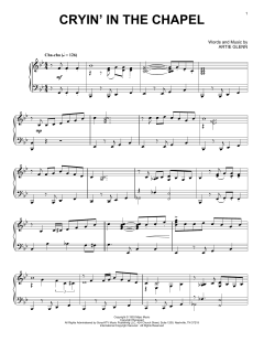 Cryin' In The Chapel [Jazz version] von Elvis Presley (Download) 