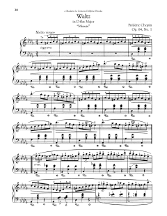 Waltz In D-Flat Major (Minute Waltz), Op. 64, No. 1 von Frédéric Chopin (Download) 