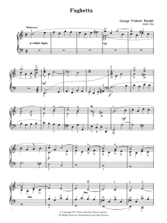 Fughetta von George Frideric Handel (Download) 