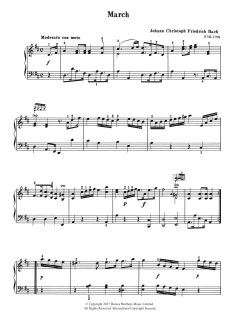 March von Johann Christoph Friedrich Bach (Download) 