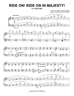 Ride On! Ride On In Majesty! von John Bacchus Dykes (Download) 