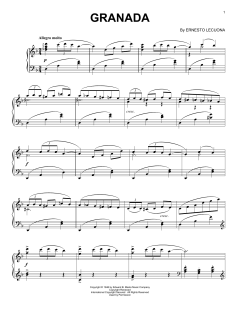 Granada von Ernesto Lecuona (Download) 