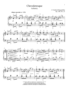 Spirit Of Chivalry (La Chevaleresque), Op. 100, No. 2 von Margaret Otwell (Download) 