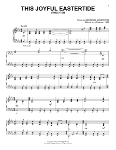 This Joyful Eastertide von George R. Woodward (Download) 