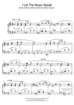 I Let The Music Speak von Benny Andersson (Download) 