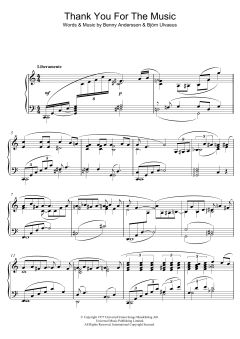 Thank You For The Music von ABBA (Download) 