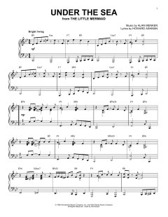 Under The Sea [Jazz version] von Alan Menken (Download) 