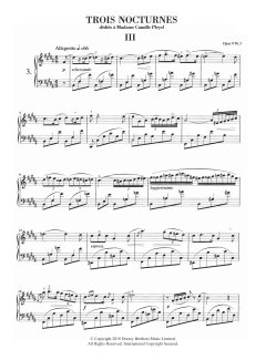 Nocturne in B Major, Op. 9, No. 3 von Frédéric Chopin (Download) 
