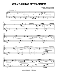Wayfaring Stranger [Classical version] von Southern American Folk Hymn (Download) 