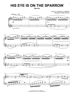 His Eye Is On The Sparrow [Classical version] von Civilla D. Martin (Download) 