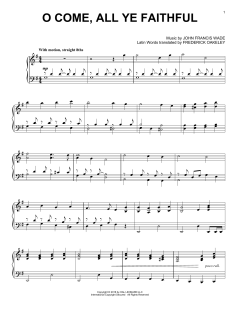 O Come, All Ye Faithful [Jazz version] von John Francis Wade (Download) 