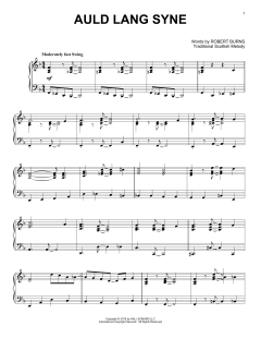 Auld Lang Syne [Jazz version] von Robert Burns (Download) 