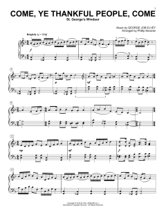 Come, Ye Thankful People, Come von Henry Alford (Download) 