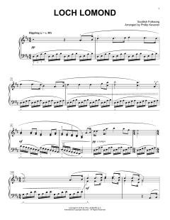 Loch Lomond [Classical version] von Scottish Folksong (Download) 