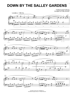 Down By The Salley Gardens [Classical version] von Traditional Irish Folk Song (Download) 