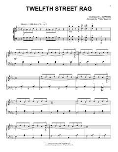 Twelfth Street Rag [Jazz version] von Euday L. Bowman (Download) 