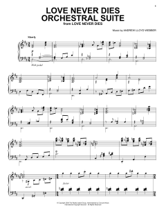 Love Never Dies Orchestral Suite (Download) 