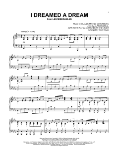 I Dreamed A Dream von Alain Boublil (Download) 