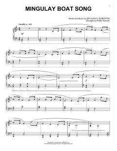 Mingulay Boat Song von Sir Hugh S. Roberton (Download) 