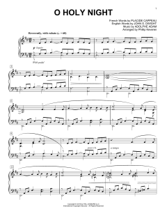 O Holy Night [Classical version] von John S. Dwight (Download) 