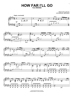 How Far I'll Go von Lin-Manuel Miranda (Download) 