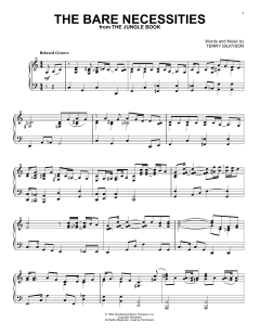 The Bare Necessities von Terry Gilkyson (Download) 
