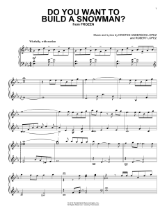 Do You Want To Build A Snowman? von Robert Lopez (Download) 