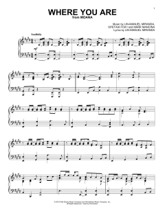 Where You Are von Lin-Manuel Miranda (Download) 