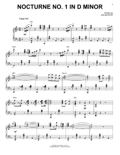 Nocturne No. 1 In D Minor von Jon Batiste (Download) 