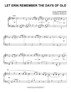 Let Erin Remember The Days Of Old von Thomas Moore (Download) 