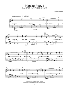 Matches Var. 1 von Ludovico Einaudi (Download) 
